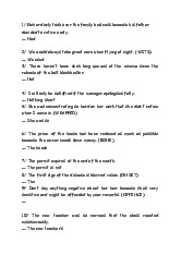 SENTENCE TRANSFORMATION