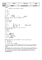 Bài tập Chương II: Các Lập Luận và Chứng Minh | Môn Toán rời rạc - Đại học Cần Thơ