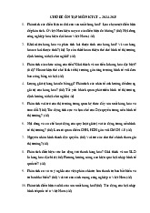 Chủ đề ôn tập  Phân Tích Kinh Tế Hàng Hóa môn Kinh tế chính trị | Trường đại học Mở Hà Nội