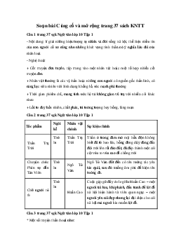 Soạn bài Củng cố và mở rộng trang 37 sách KNTT