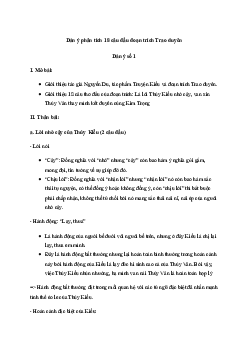 Văn mẫu lớp 11: Phân tích 18 câu thơ đầu trong đoạn trích Trao duyên (2 Dàn ý + 9 mẫu) | Cánh diều