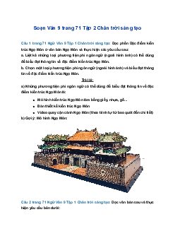 Soạn bài Thực hành tiếng Việt trang 71 | SGK Ngữ Văn 9 Chân trời sáng tạo (Tập 1)