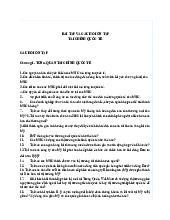 Bài Tập Ôn Tập Môn Tài chính quốc tế | Đại học Sư phạm Kỹ thuật Thành phố Hồ Chí Minh