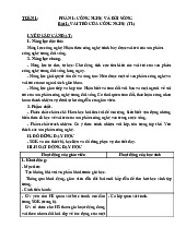 Giáo án Công nghệ 5 Tuần 1