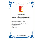 Mạch kĩ thuật số với bộ đếm thuận (từ 00 đến 59) | Thực tập cơ bản | Trường Đại học Bách Khoa Hà Nội