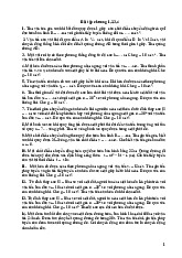 Bài tập Chương 1, 2, 3, 4: Cơ học môn Vật lý đại cương | Học viện Báo chí và Tuyên truyền