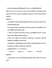 Đề thi thử tốt nghiệp THPT 2025 môn tiếng Anh sở GD&ĐT Đắk Lắk