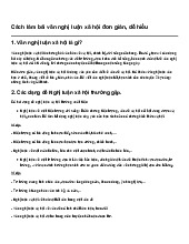 Cách làm bài văn nghị luận xã hội đơn giản, dễ hiểu | Ngữ văn 11