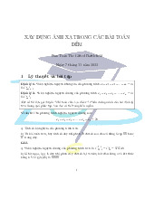 Thiết lập ánh xạ trong các bài toán đếm -Phương Pháp Toán Sơ Cấp | Trường Đại học Khoa học - Đại học Thái Nguyên