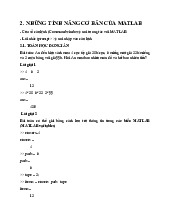 Tài liệu ôn tập | Thực hành tính toán | Trường Đại học Khoa học Tự nhiên, Đại học Quốc gia Hà Nội