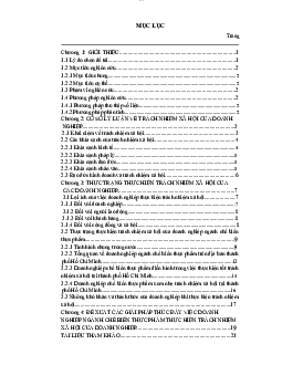 Thực trạng thực hiện trách nhiệm xã hội của doanh nghiệp | Tiểu luận môn Quản trị kinh doanh |  FTU