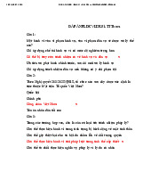 Câu hỏi và giải chi tiết môn Pháp luật đại cương| Trường Đại học Ngoại Thương