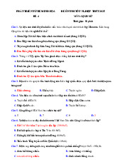 Đề thi thử tốt nghiệp THPT 2025 môn Lịch sử bám sát đề minh họa - Đề 14