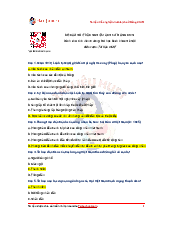 Bộ câu hỏi trắc nghiệm ôn tập Lịch sử đảng | Đại học Bách Khoa Hà Nội