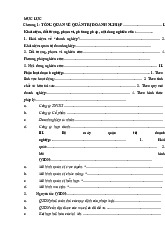 Đề cương môn Quản trị doanh nghiệp | Đại học Nội Vụ Hà Nội