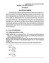 Bài giảng Chương II: Bài toán đếm và nguyên lý Dirichlet môn Toán rời rạc | Đại học Kinh tế Thành phố Hồ Chí Minh