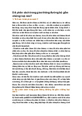 Dải phân cách trong giao thông đường bộ gồm những loại nào?