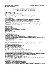 Giáo án Tiết 3,4_ Hệ thống kĩ thuật | Công Nghệ 10 sách Cánh Diều