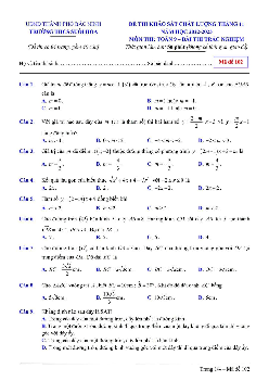 Đề khảo sát chất lượng Toán 9 tháng 11 năm 2022 trường THCS Suối Hoa – Bắc Ninh