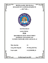 Quan Điểm Của Đảng Về Phát Triển Nguồn Lực Chất Lượng | Bài thảo luận lịch sử đảng