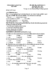 Đề Anh 6-Cuối HK 1 2024-2025