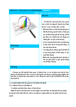 Chương 1: Tổng quan về kinh tế học