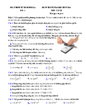Đề thi thử tốt nghiệp THPT 2025 môn Vật lí bám sát đề minh họa - Đề 43
