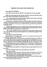 Nội dung ôn tập Môn Triết học Mác-Lênin | Đại học Sư Phạm Hà Nội