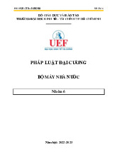 Đề cương môn Pháp luật đại cương - trường đại học kinh tế- tài chính thành phố Hồ chí minh