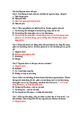 Câu hỏi trắc nghiệm nguyên nhân kết quả có đáp án Triết học | Đại học Nội Vụ Hà Nội