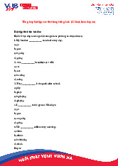 Bài tập 12 thì tiếng anh cơ bản nên học