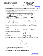 Đề thi thử THPT Quốc gia 2025 môn Toán trường THPT Lý Thường Kiệt, Hà Nội