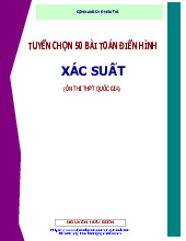Top 50 bài toán điển hình xác suất cẩm nang cho mùa thi | Toán 11