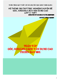 Toàn tập góc và khoảng cách vận dụng cao