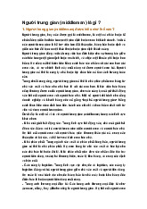 Người trung gian (middleman) là gì ?