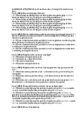 Thiết kế và chế tạo khuôn mẫu - Chương 1: Câu hỏi ôn tập | Đại học Điện lực