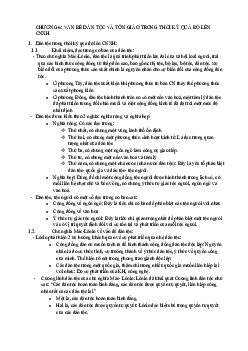Lý thuyết Chương 6 Chủ nghĩa xã hội khoa học | Đại học Bách khoa Hà Nội
