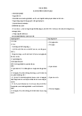 Giáo án kỳ 2 môn Khoa học lớp 4