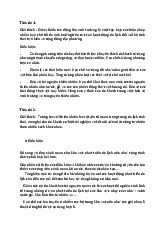Bài tập về tiêu chí du lịch sinh thái và bảo tồn môi trường môn Sinh thái học | Trường Đại học Khánh Hoà