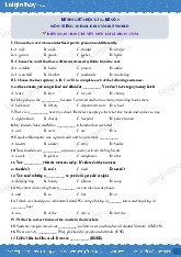 Đề thi giữa học kì 2 – đề số 2 môn: Tiếng anh 6 ilearn smart world