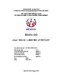 Bộ lọc và bình tích áp thủy lực | Báo cáo môn bảo trì và bảo dưỡng công nghiệp Trường đại học sư phạm kỹ thuật TP. Hồ Chí Minh