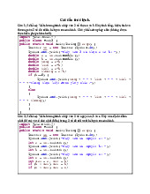 Bài Tập Về Nhà 4 - Cấu Trúc Lập Trình | Cơ sở lập trình