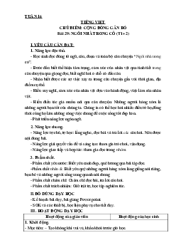 Bài 29: Ngôi nhà trong cỏ - Tiết 1+2 | Giáo án Tiếng Việt 3 | Kết nối tri thức
