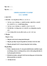 Giáo án ôn tập các chương - Toán 10 sách KNTT