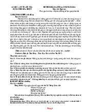 Đề Khảo Sát HSG Văn 12 Liên Trường Thanh Hóa 2024-2025 Lần 8 Giải Chi Tiết