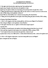 Câu Hỏi Ôn Tập Chương 1 môn Chủ nghĩa xã hội khoa học | Trường Đại học Tôn Đức Thắng