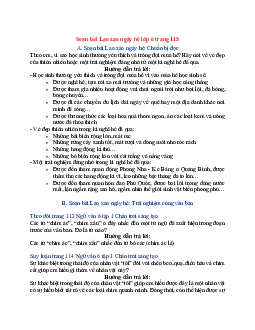 Soạn Ngữ văn 6 sách Chân trời sáng tạo (Tập 1) bài Lao xao ngày hè