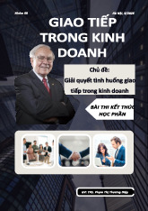 Bài thi kết thúc học phần môn Giao tiếp kinh doanh | Học viện Ngân hàng