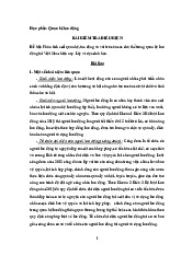 Phân tích mối quan hệ, tác động và vai trò của các chủ thể trong quan hệ lao động tại Việt Nam hiện nay. Lấy ví dụ minh họa.- bài tập môn quan hệ lao động