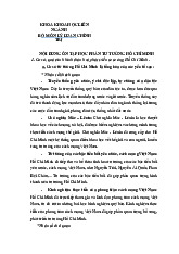 Đề cương Tư tưởng Hồ Chí Minh | Đại học Nội Vụ Hà Nội